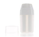 PP, Twin Flow Dual Chamber/Dual Actuator Airless Treatment Pump Bottle