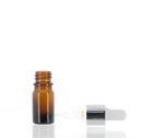GLASS/ALUMINUM/SILICONE, Dropper Bottle