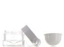 PP/ABS/AS/PE/PMMA, Refillable Jar with Spatula