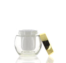 PP/GLASS/METAL, Refillable Jar