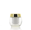 PP/GLASS/METAL, Refillable Jar