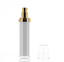 AS/METAL/PP/ABS, Double Delight: Double Wall Treatment Pump Bottle