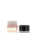 PS/PP, Powder Jar with Sponge Applicator