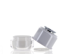 PP/Aluminum/ABS/AS/PETG/PE, Red Light Therapy Vibrating Massage Applicator Jar