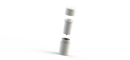 PP/PCR, Recyclable Refillable Deodorant Stick Bottle